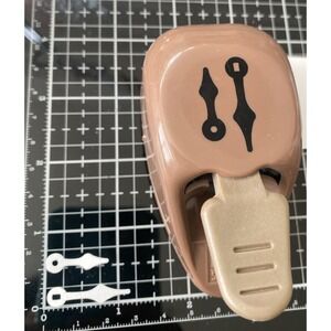 EK Success Nostalgiques Time Clock Hands Paper Punch  Arrows Brown RARE!